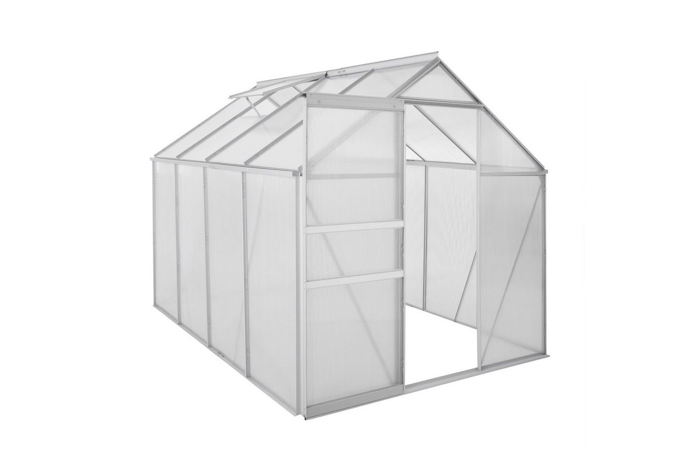 Zelsius Gewächshaus Aluminium Gewächshaus 250 x 190 cm, 6 mm Platten, 4,75m², BxTxH: 190.00 x 250 x 195 cm Zelsius Gewächshaus Aluminium Gewächshaus 250 x 190 cm, 6 mm Platten, 4,75m², BxTxH: 190.00 x 250 x 195 cm von Zelsius