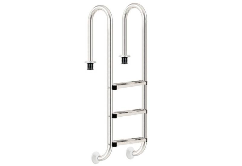Zelsius Poolleiter Edelstahl Poolleiter mit 3 Stufen, 50,2 x 36,5 x 158 cm, Pool Einstieg von Zelsius