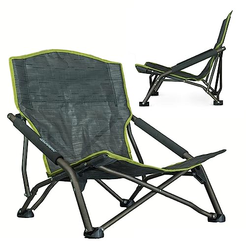 Zempire Front Row ZE-0150904 | Design Leichtgewichtsstuhl mit EXTRA breiten Standfüßen | bequemer + extra stabiler Campingstuhl | Kleines Packmaß | inklusive Tragetasche von Zempire