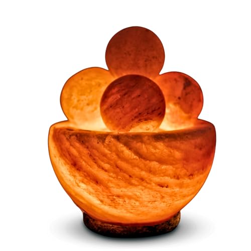Salzlampe Bol mit 4 Massagekugeln - Handgeschnitzt - Glühbirne und Kabel im Lieferumfang enthalten - Entspannende Dekoration - Himalaya aus Salt Range Pakistan - Salz - Wellness - 1,9 kg - Zen'Light Salzlampe Bol mit 4 Massagekugeln - Handgeschnitzt - Glühbirne und Kabel im Lieferumfang enthalten - Entspannende Dekoration - Himalaya aus Salt Range Pakistan - Salz - Wellness - 1,9 kg - Zen'Light von Zen Light