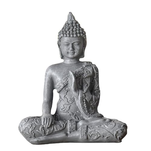 Zen Light Figur, Harz, Grau, One Size von Zen Light