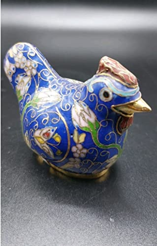 Zen Man Cloisonne Hahn Figur China 7x5x4cm A#-11-3 von Zen Man