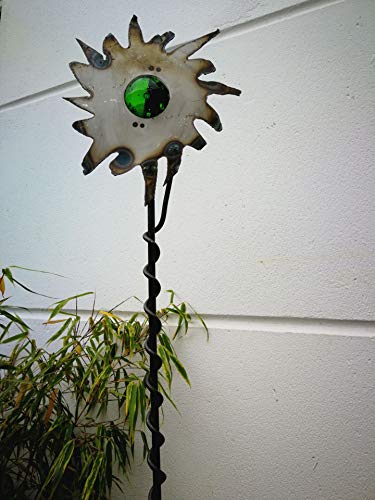 Zen Man Edelrost Gartenstecker GlasKugel Rost aus Metall Gartenfigure Gartendeko Rost GartenGlaskugel Handarbeit Gruen H180*23 * 6cm 101596 Zen Man Edelrost Gartenstecker GlasKugel Rost aus Metall Gartenfigure Gartendeko Rost GartenGlaskugel Handarbeit Gruen H180*23 * 6cm 101596 von Zen Man