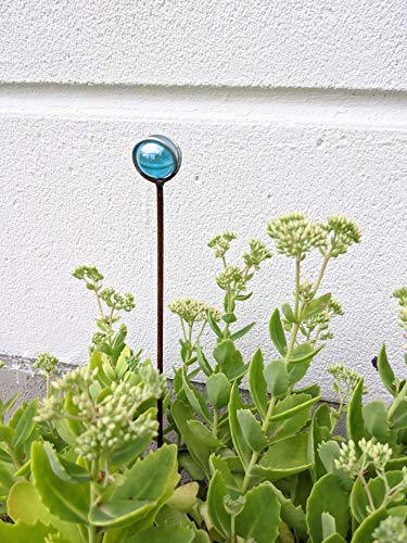Zen Man Gartenstecker Garten Glaskugel Glasdeko Beetstecker Gartenfigure Rost Handarbeit Blau D=2,5cm H52,5cm Zen Man Gartenstecker Garten Glaskugel Glasdeko Beetstecker Gartenfigure Rost Handarbeit Blau D=2,5cm H52,5cm von Zen Man