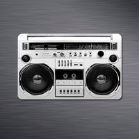 Alter Skool Boombox Kühlschrankmagnet - Retro Musik Geschenkidee Alter Skool Boombox Kühlschrankmagnet - Retro Musik Geschenkidee von ZenCraftUK