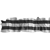1 Inch Wide Stripes Print Baumwoll Vorhang Tasche Topper Mit Rüschen Oben & Unter Der/Fensterbehandlung Fragen Sie Nach Maß von ZenCreativeDesigns