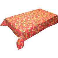 Äpfel Allover Baumwolle Print Tischdecke/Home Hochzeit Picknick Diner Urlaub Schule Konferenztisch Eventtisch Dekor von ZenCreativeDesigns