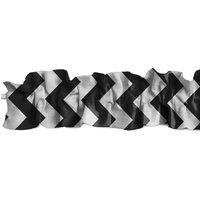 Chevron Druck Baumwolle Vorhang Sleeve Topper Mit Rüschen Über Und Unter Der Tasche/Küche Schlafzimmer Fenster Behandlung Bitten Sie, Anpassen von ZenCreativeDesigns