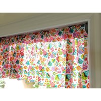 Cupcakes Feier Baumwolle Fenster Valance Vorhang Top/Fensterbehandlung Küche Schlafzimmer Klassenzimmer Diner Rv Home Window Deco von ZenCreativeDesigns