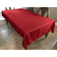 Feste Strapazierfähige Dicke Polyester Tischdecke/Zuhause Hochzeit Picknick Abendessen Urlaub Schule Event Tischdekor von ZenCreativeDesigns