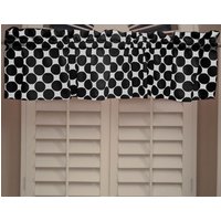 Große Polka Dots Baumwolle Fenster Valance Vorhang Top/Fensterbehandlung Küche Schlafzimmer Klassenzimmer Diner Rv Home Window Deco von ZenCreativeDesigns