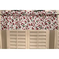 Kirschen Allover Baumwolle Fenster Valance/Fensterbehandlung Küche Schlafzimmer Klassenzimmer Diner Rv Home Window Deco Kirschen Allover Baumwolle Fenster Valance/Fensterbehandlung Küche Schlafzimmer Klassenzimmer Diner Rv Home Window Deco von ZenCreativeDesigns