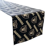 Las Vegas Raiders 100% Baumwolle Tischläufer/Home Esstisch Dekor Sport Events Feiertage Und Partys Tailgate Fußball Fans von ZenCreativeDesigns