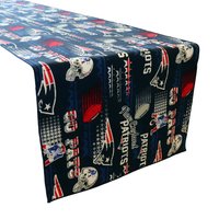 New England Patriots 100% Baumwolle Tischläufer/Home Esstisch Dekor Sport Events Feiertage Und Partys Tailgate Fußball Fans von ZenCreativeDesigns