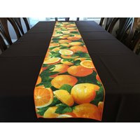 Orange Scheiben Allover Tischläufer Home Dekor/Hochzeit Party Events Geburtstag Vitrinentisch Kommode Kaffee & Beistelltisch Orange Scheiben Allover Tischläufer Home Dekor/Hochzeit Party Events Geburtstag Vitrinentisch Kommode Kaffee & Beistelltisch von ZenCreativeDesigns