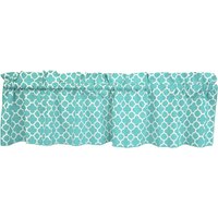 Quatrefoil Kleeblatt 100% Baumwolle Fenster Valance Vorhang Top/Fensterbehandlung Küche Schlafzimmer Klassenzimmer Diner Rv Home Window Deco von ZenCreativeDesigns