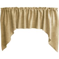 Solide Faux Sackleinen Strukturierte Vorhang Volant Fenster Behandlung Designer Valance Sammlung Plissee/Swag Überbacken Benutzerdefinierte von ZenCreativeDesigns