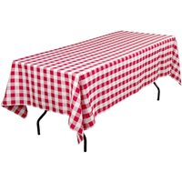 Vichy Karierte Polyester Strapazierfähige Tischdecke/Zuhause Hochzeit Picknick Diner Urlaub Schule Konferenztisch Eventtisch Dekor von ZenCreativeDesigns