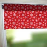 Weihnachten Themen 100% Baumwolle Fenster Valance 42" Breite Vorhangplatte/Kinder Schlafzimmer Kinderzimmer Behandlung Dekor von ZenCreativeDesigns