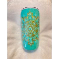 Dot Mandala Becher, Reisebecher, Tasse, Reise Kaffeetasse von ZenDotDesigns