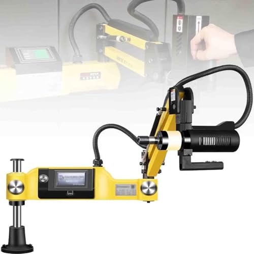 Präzise Elektrische Gewindebohrmaschine,Gewindebohrer-Gewindebohrarm Universal 360 Grad,M3-M16 Gewindebohrmaschine Inklusive 8 Standard-Spannzangen 1000 Mm Arbeits Für Eisen,Stahl,Aluminium von ZenSeFarin