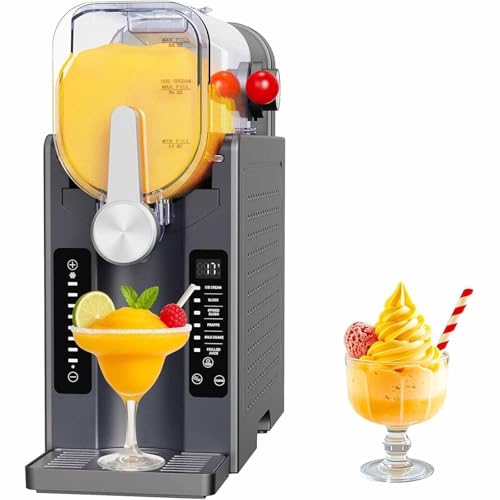 ZenSeFarin 1,6-L-Slush-Maschine, Frozen Drink Maker mit 6 voreingestellten Programmen für Frozen Margaritas, Frappés, Milchshakes und mehr, Eisfreier Slush-Maker für Zuhause mit Selbstreinigung ZenSeFarin 1,6-L-Slush-Maschine, Frozen Drink Maker mit 6 voreingestellten Programmen für Frozen Margaritas, Frappés, Milchshakes und mehr, Eisfreier Slush-Maker für Zuhause mit Selbstreinigung von ZenSeFarin