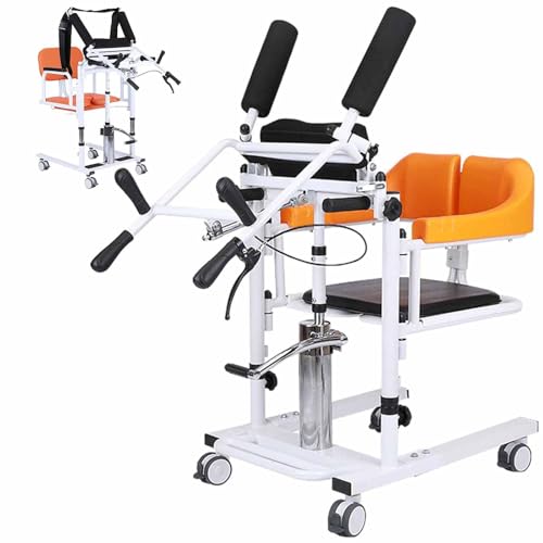 ZenSeFarin Hydraulischer Patientenlifter Für Zu Hause Mit Essteller, Um 180° Geteiltem Sitz Und Tragbarem Töpfchen-Transferrollstuhl, Multifunktionaler Transporthilfsstuhl Für ältere Menschen,Yellow ZenSeFarin Hydraulischer Patientenlifter Für Zu Hause Mit Essteller, Um 180° Geteiltem Sitz Und Tragbarem Töpfchen-Transferrollstuhl, Multifunktionaler Transporthilfsstuhl Für ältere Menschen,Yellow von ZenSeFarin