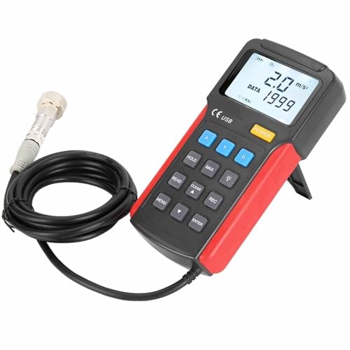 ZenSeFarin Vibrationsmesser, 315A Split-Vibrationstester, hochpräziser tragbarer Vibrationsmesser, Motorvibrationstester/USB-Datenübertragung von ZenSeFarin