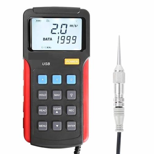 ZenSeFarin Vibrationsmesser Digital Vibration Testers Vibration Acceleration Velocity Displacement Measurement USB Connect PC Soft hochpräziser tragbarer Vibrationsmesser von ZenSeFarin