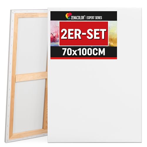 Zenacolor Leinwand Zum Bemalen 70x100 - Set aus 2 Canvas - Geeignet für alle Arten von Farben auf Leinwänden Zenacolor Leinwand Zum Bemalen 70x100 - Set aus 2 Canvas - Geeignet für alle Arten von Farben auf Leinwänden von Zenacolor