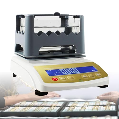 Edelmetall-Gold Reinheit Analysator-Messgerät Reinheit Tester Digitaler Gold Reinheitstester Mit Elektronisches Digitales Gold-Silber-Prüfgerät, Für Schmuck Und Edelmetalle Dichtemessgerät Edelmetall-Gold Reinheit Analysator-Messgerät Reinheit Tester Digitaler Gold Reinheitstester Mit Elektronisches Digitales Gold-Silber-Prüfgerät, Für Schmuck Und Edelmetalle Dichtemessgerät von ZengHeBloom
