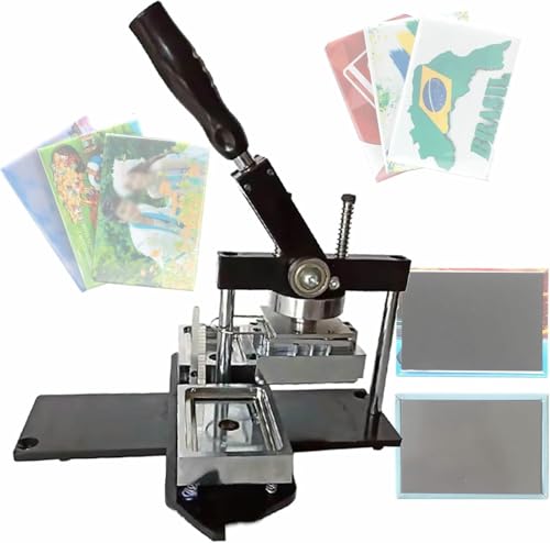 Fotomagnet-Maker-Maschine Heimwerker-Anfänger KüHlschrankmagnet-Button-Abzeichenherstellung Et 100 Composants ,Machine À Badges,Coupe-Papier,für Individuelle Kühlschrankmagnete Und Bildabzeichen von ZengHeBloom
