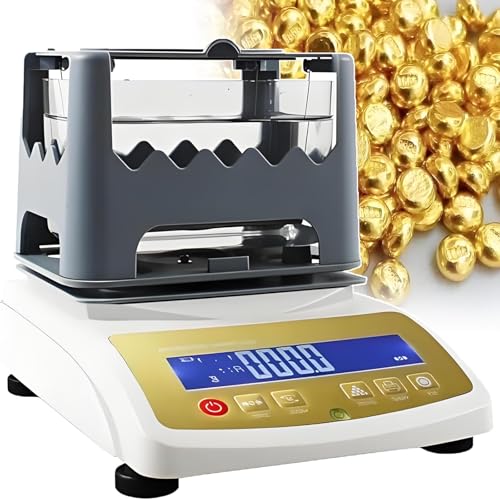 ZengHeBloom Digitaler Elektronischer Goldreinheitstester Hochpräzisions-Messgerät Zur Bestimmung des Gold-K-Wertes Mit Erweitertem Messbereich Und Für Juweliere, Edelmetallhändler Und Prüfinstitute ZengHeBloom Digitaler Elektronischer Goldreinheitstester Hochpräzisions-Messgerät Zur Bestimmung des Gold-K-Wertes Mit Erweitertem Messbereich Und Für Juweliere, Edelmetallhändler Und Prüfinstitute von ZengHeBloom