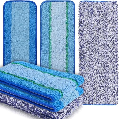 Zengerent 6 Stück Wischmopp-Pads für Bona-Familie von Mops, 2 Mikrofaser-Reinigungspads, 2 tiefenreinigende Mikrofaser-Pads, 2 Staubreinigungspads Zengerent 6 Stück Wischmopp-Pads für Bona-Familie von Mops, 2 Mikrofaser-Reinigungspads, 2 tiefenreinigende Mikrofaser-Pads, 2 Staubreinigungspads von Zengerent