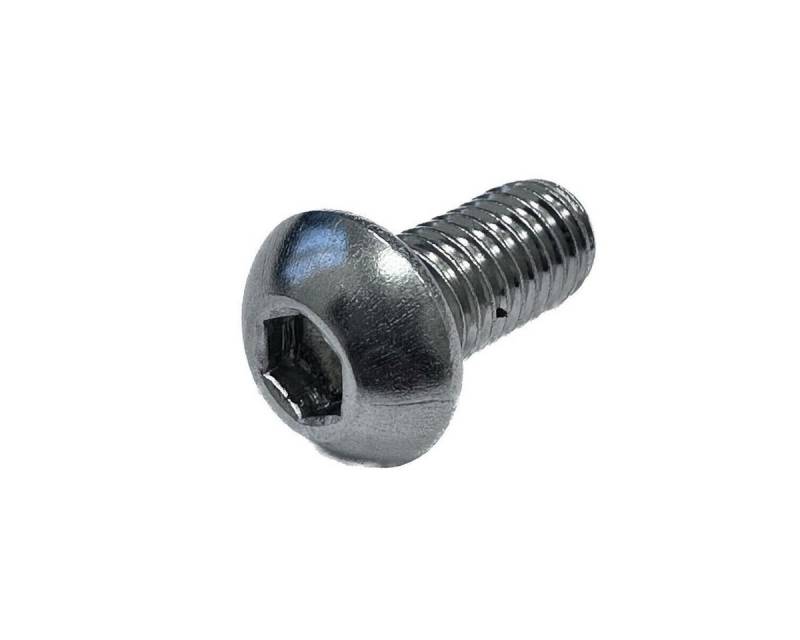 Zenit Energy GmbH Flachrundkopfschraube mit Innensechskant 10 x M8 x 16 nach ISO 7380-1 Edelstahl A2 von Zenit Energy GmbH