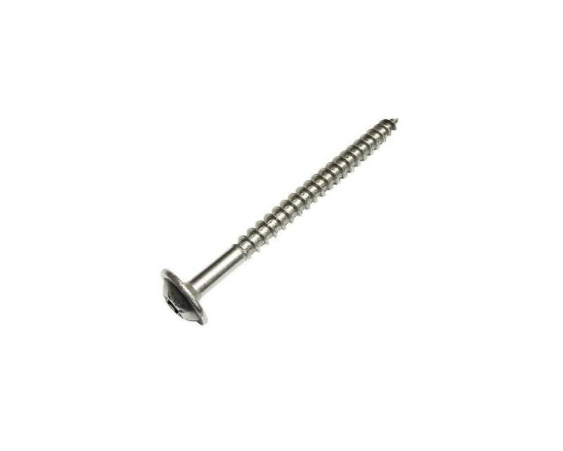 Zenit Energy GmbH Holzbauschraube 5 Tellerkopfschrauben Edelstahl A2 8 x 100 mm Torx TX40 von Zenit Energy GmbH