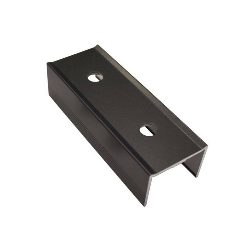 Zenit Energy GmbH Profilverbinder Alu Solarprofil schwarz 40x40mm mit Nut Schienenverbinder, für die Verbindung unserer PV-Profile, (1-St) von Zenit Energy GmbH