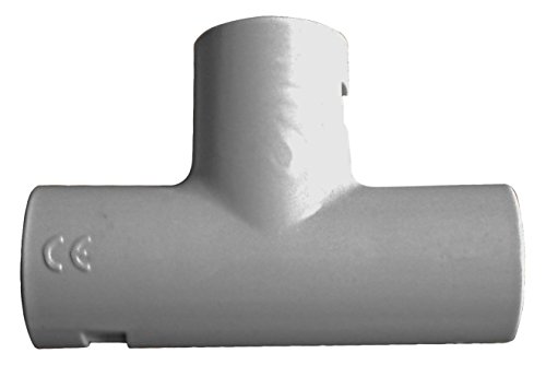 Zenitech - Set Aus 10 T-Stücken Für IRL-Rohre Ø20mm - Hochwertiger Kunststoff - Einfache Und Schnelle Ableitung - Entspricht Den Sicherheitsstandards - Grau - Ø20mm Zenitech - Set Aus 10 T-Stücken Für IRL-Rohre Ø20mm - Hochwertiger Kunststoff - Einfache Und Schnelle Ableitung - Entspricht Den Sicherheitsstandards - Grau - Ø20mm von Zenitech