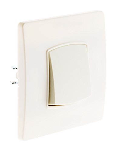 Bouton poussoir borne-auto vis + griffes Diwone Blanc von Zenitech