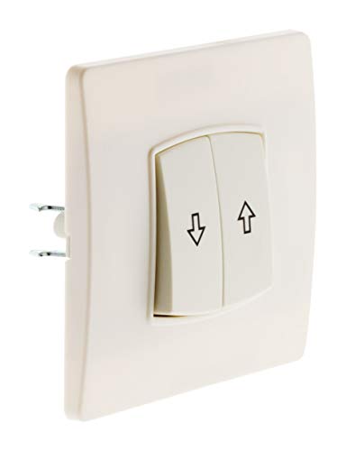 Zenitech - Rolladensteuerung Auto-Terminal Mit Schrauben Und Krallen - Bereit Zum Installieren - Kompatibel Mit Standard-Einbaudosen - Schnelle Befestigung - Weiß Zenitech - Rolladensteuerung Auto-Terminal Mit Schrauben Und Krallen - Bereit Zum Installieren - Kompatibel Mit Standard-Einbaudosen - Schnelle Befestigung - Weiß von Zenitech