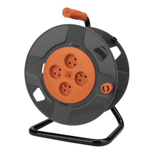 Zenitech– Spule mit 4 Steckdosen, 2P+E, 16 A, leer für Kabel + Schutzschalter von Zenitech