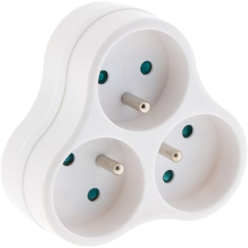 Lebenoid - Weiße Triplite-Fassade 16A 2P+E Weiß von Zenitech