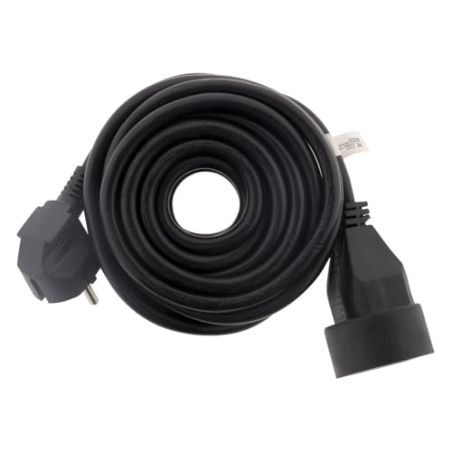 Verlängerungskabel 16A 2P+T – Schwarz – 3 m von Zenitech