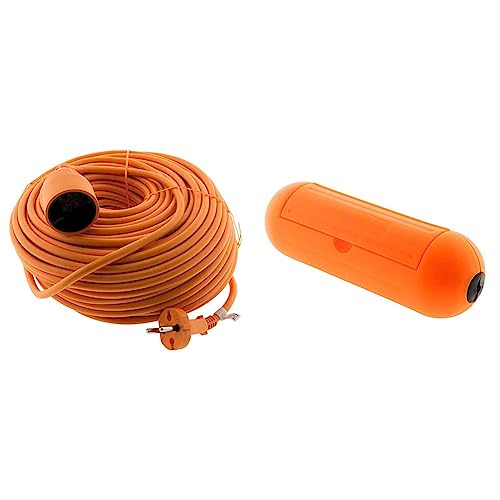 Prolongateur 16A HO5VVF 2x1.5 Orange 40m & Boîtier de Protection orange Pour prolongateur Jardin IP54 Prolongateur 16A HO5VVF 2x1.5 Orange 40m & Boîtier de Protection orange Pour prolongateur Jardin IP54 von Zenitech