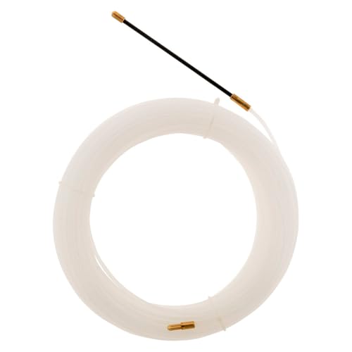 Zenitech - Nylon Kabelziehwerkzeug Ø3mm - 25m - Flexibel Für Das Durchziehen Durch Enge Rohre - Abriebfest - Leicht Und Einfach Zu Handhaben - Weiß - 25m von Zenitech