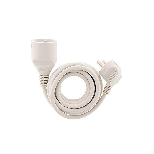 Verlängerungskabel 16A 2P+T – Weiß – 10 m von Zenitech