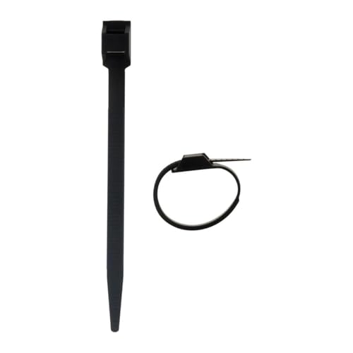 Zenitech - 100 Stück Kunststoff Kabelbinder 6x114mm - Ideal Für Kabel, Hüllen Und Rohrinstallation - Einfach Zu Installieren - Schwarz Zenitech - 100 Stück Kunststoff Kabelbinder 6x114mm - Ideal Für Kabel, Hüllen Und Rohrinstallation - Einfach Zu Installieren - Schwarz von Zenitech