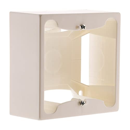 Cadre saillie 80 x 80 x 40 entraxe 60 mm blanc von Zenitech