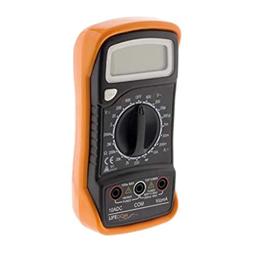 Zenitech CAT III Multimeter, stoßfest, 600 V, Orange (schwarz) 161072 von Zenitech