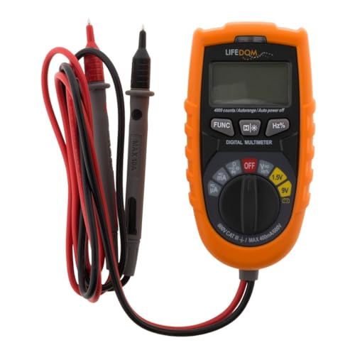 Zenitech - Digital Multimeter Auto Mit Strom- Und Metall-Detector - Automatische Kalibrierung Und Batterietester - 4cm Hinterleuchteter LCD-Bildschirm - Metall - 84 cm Zenitech - Digital Multimeter Auto Mit Strom- Und Metall-Detector - Automatische Kalibrierung Und Batterietester - 4cm Hinterleuchteter LCD-Bildschirm - Metall - 84 cm von Zenitech